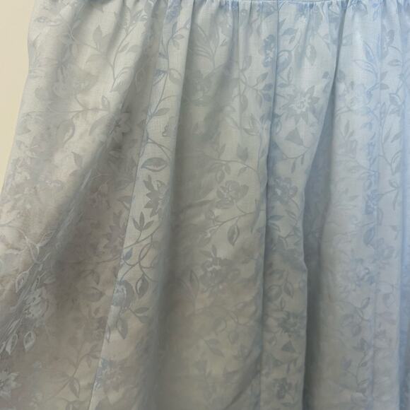 Laura Ashley Rare Vintage Cottage Core Floral Blue Maxi Dress Size 6 - Picture 9 of 10